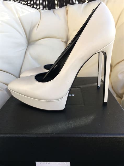 ysl white pumps|YSL pumps nordstrom.